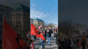 Berlin Demo Spaziergang Gegen Corona Impfpflicht für Freiheit und Selbstbestimmung 18.3.2022 #Berlin by emy