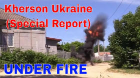 Ukraine Shells Kherson Region Killing civilians (Chernobaevka) by emy