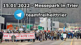 Demonstration - Samstag - 15.01.2022 - Messepark in Trier by emy