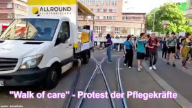 "Walk of care" -  Protest der Pflegekräfte by emy