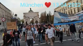 Wahnsinn ❤️ München ❤️ Tausende auch am 13.04.2022 auf der Straße❤️auch andere Städte sind unterwegs by emy