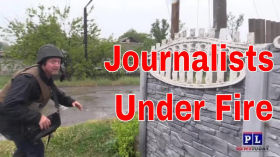 Journalists Under fire As Shelling Hits Civilian Area In Ukraine - Russia War by emy