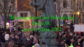 Montagsdemo in Halle am 7.3.2022 - Zusammenschnitt by emy
