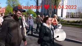 Wahnsinn ❤️ was heute in Düsseldorf los war ❤️ für Frieden und Selbstbestimmung ❤️ 16.04.2022 ❤️ by emy