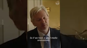 Julian Assange 'Every war started in the past 50 years has been the result of media lies' by emy