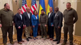 Nancy Pelosi's Awkward Meeting with Teleprompter, Zelenskyy by emy