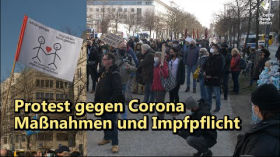 Protest gegen Corona Maßnahmen und Impfpflicht in Berlin by emy