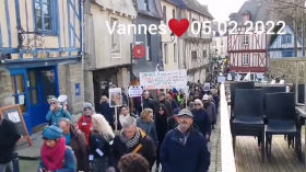 Frankreich ♥️ Menschen mit ❤️geben nicht auf ❤️ solange das Herz schlägt ❤️ 05.02.2022 by emy