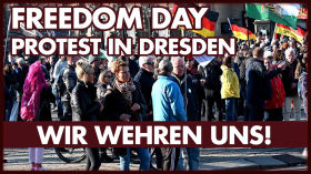Freedom Day: Protest in Dresden by emy