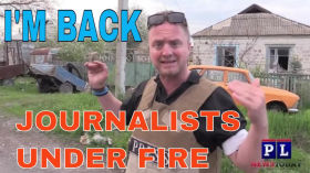 Journalists Underfire As Shelling Hits Civilian Area In Ukraine - Russia War by emy