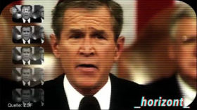 George W. Bush: "...Invasion des Iraks..." by emy
